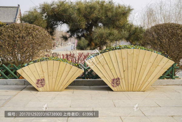 扇形花箱