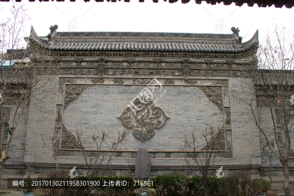 大照壁,小皮院清真寺