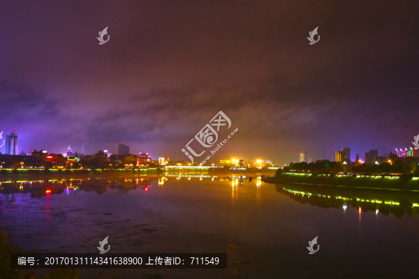 黃山市夜景