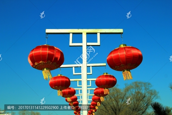 一排燈籠