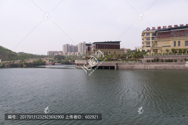 人工湖,,建筑