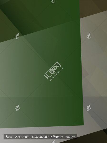 綠色立體抽象底紋背景