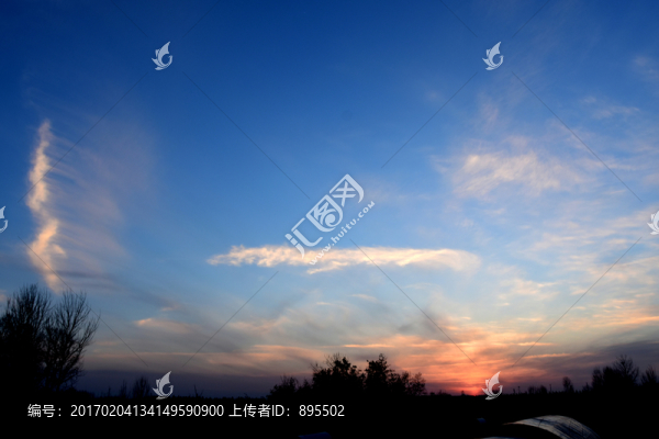晚霞