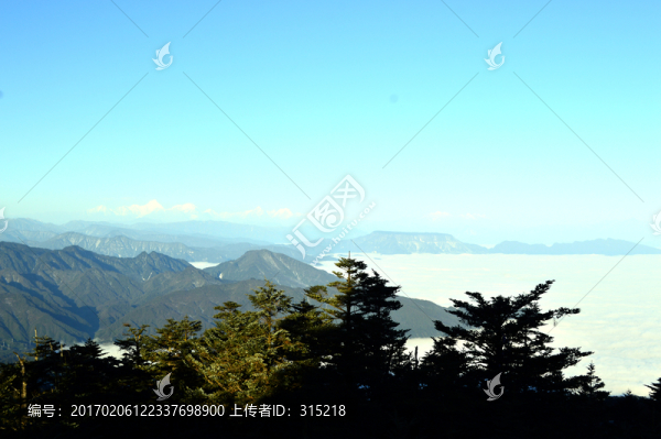 峨眉山,云海