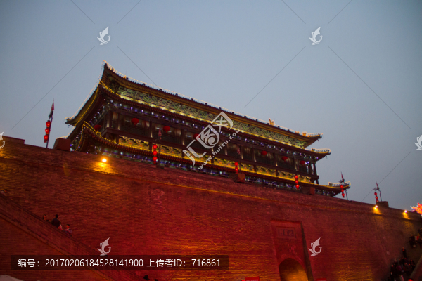 西安永寧門(mén),城樓