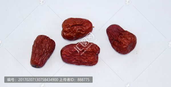 幾顆大紅棗高清圖片
