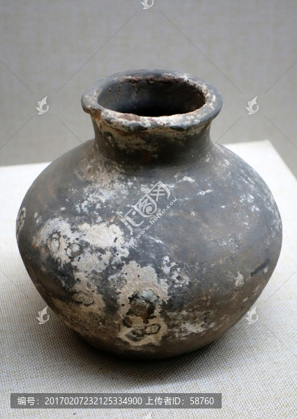 灰陶小罐,北朝