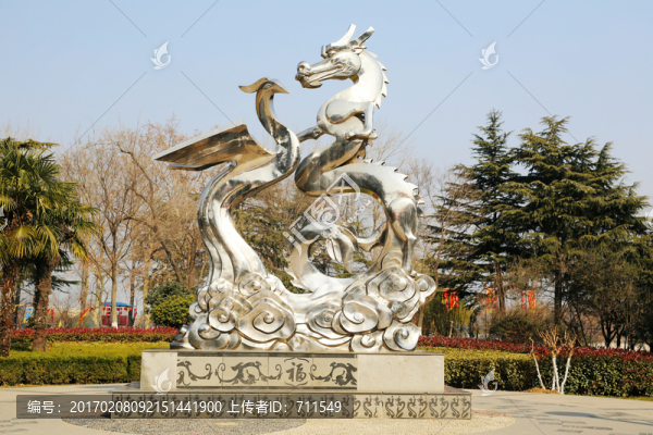 龍鳳呈祥雕塑