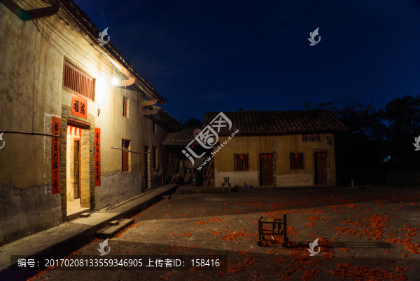 我的老家夜景