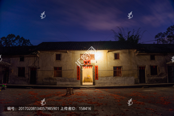我的老家夜景