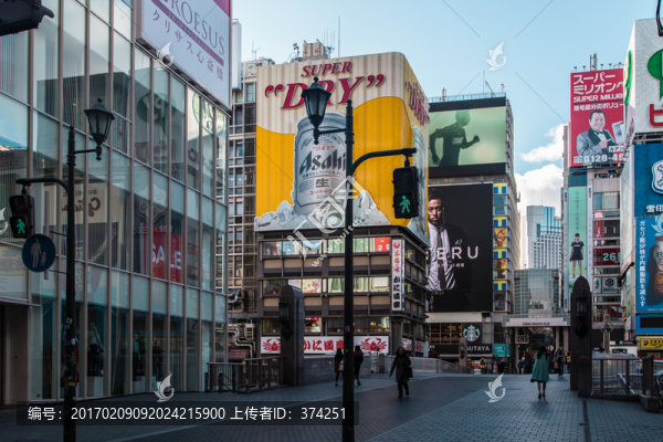 大阪城市街道