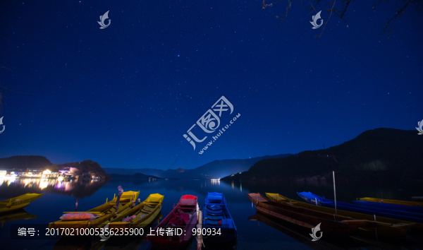 瀘枯湖,星空