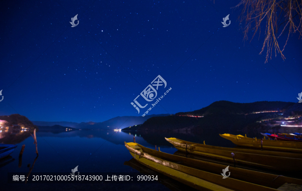 瀘枯湖,星空