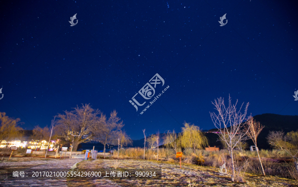 瀘枯湖,星空