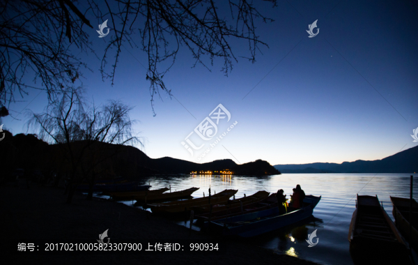 瀘枯湖,日出