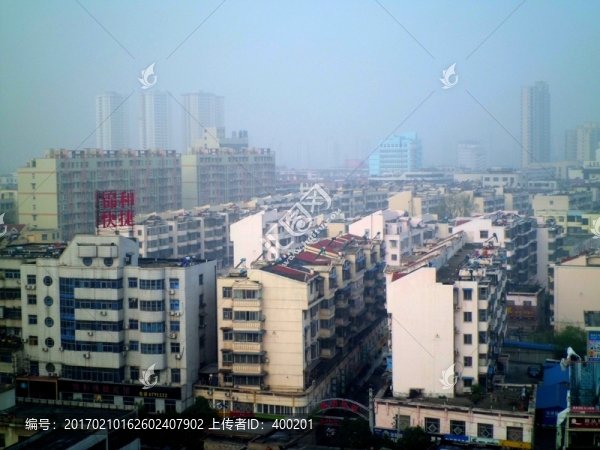 城市,霧霾,市容