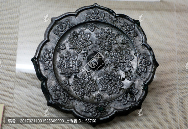 棱花銅鏡,唐代