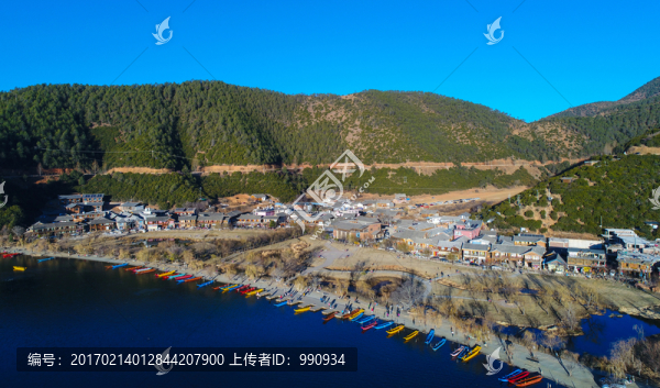 瀘沽湖,航拍