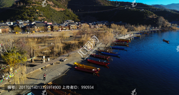瀘沽湖,航拍