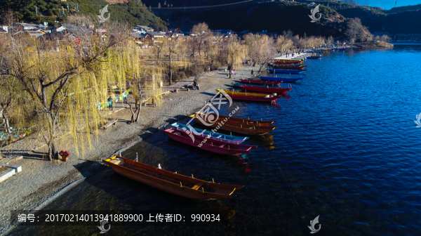 瀘沽湖,航拍