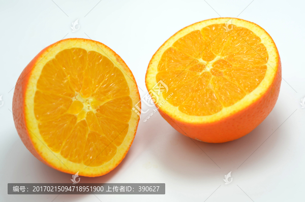 切開(kāi)的橙子