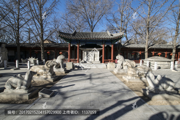 北京五塔寺,顯親王陵石享堂