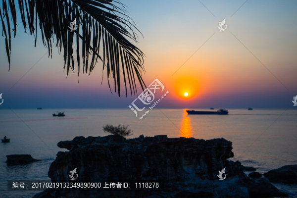 海邊日落