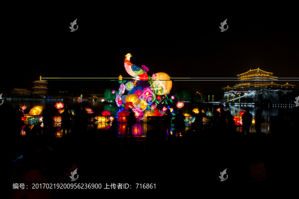 大唐芙蓉園新春燈會(huì),錦上添花