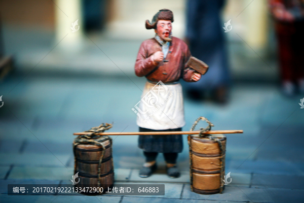 小販,民間生活百態(tài)微塑
