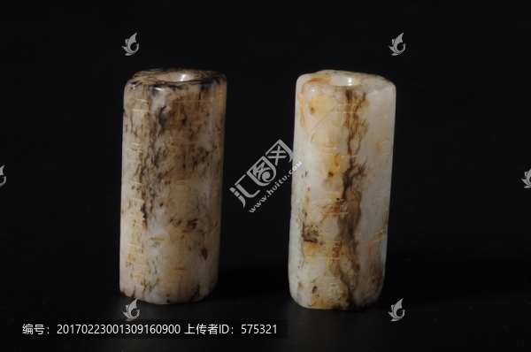 漢代玉,漢代玉岡卯,漢代六棱岡