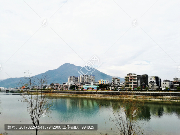 陸河河田縣城,火山嶂風(fēng)景