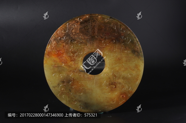 春秋龍紋玉璧,戰(zhàn)國玉璧