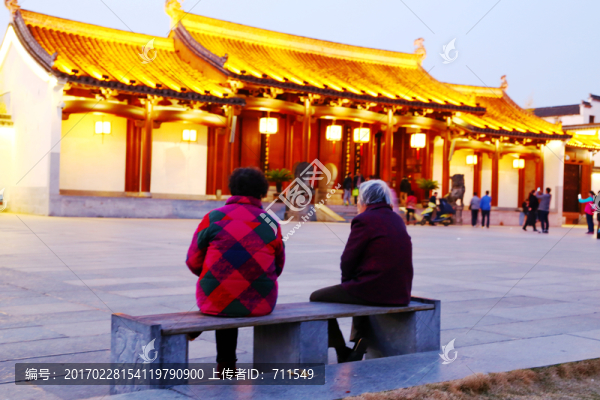 徽州古城夜色