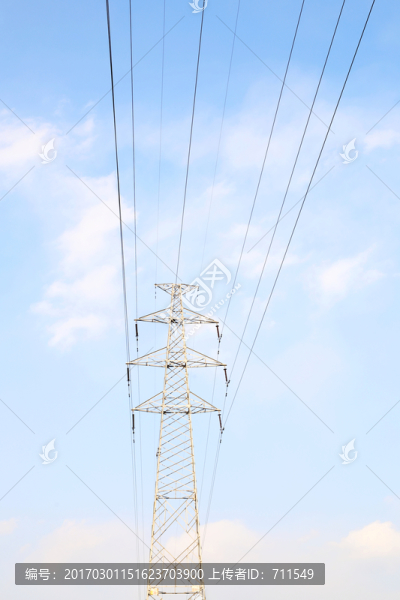 輸電塔,電線