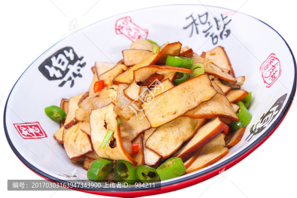 青椒香干