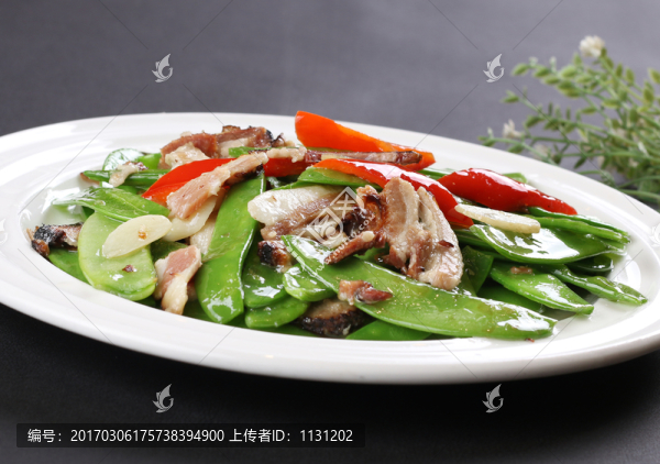 臘肉荷蘭豆1