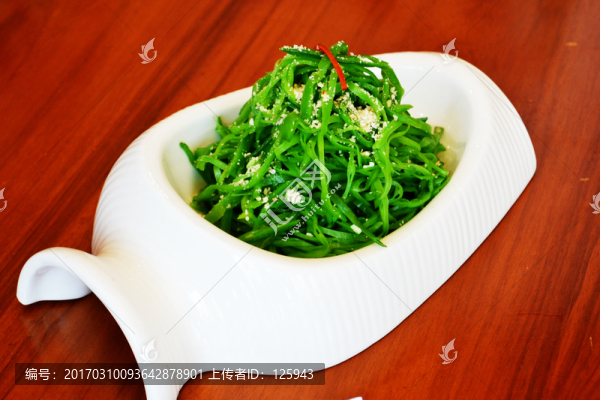 芝麻鹽拌梅豆絲