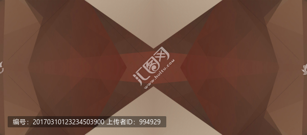紅色幾何抽象拼接面立體背景高清