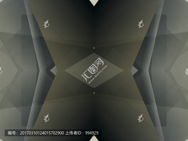 黑色立體幾何抽象拼接高清背景