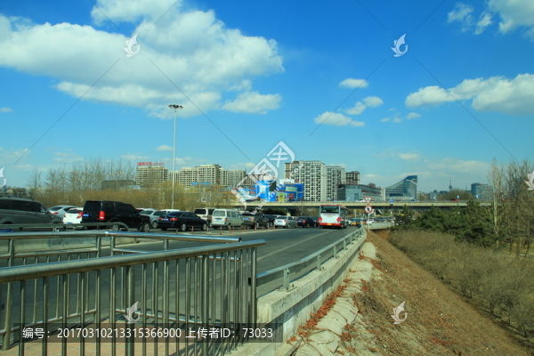 北京三環(huán)街景