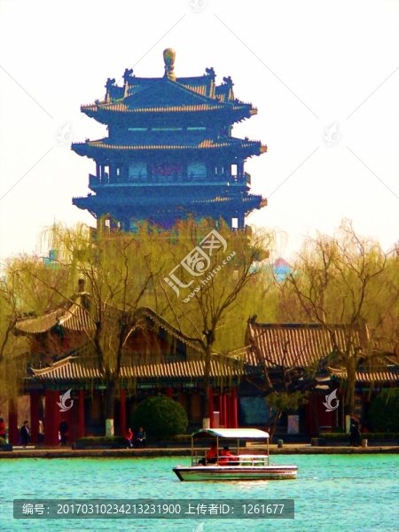 明湖春柳