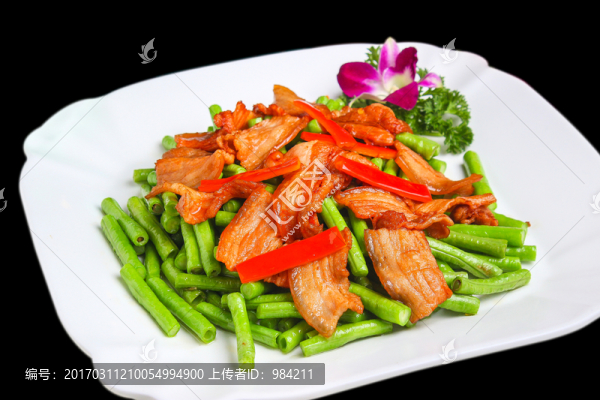豆角五花肉