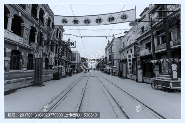 老上海街景