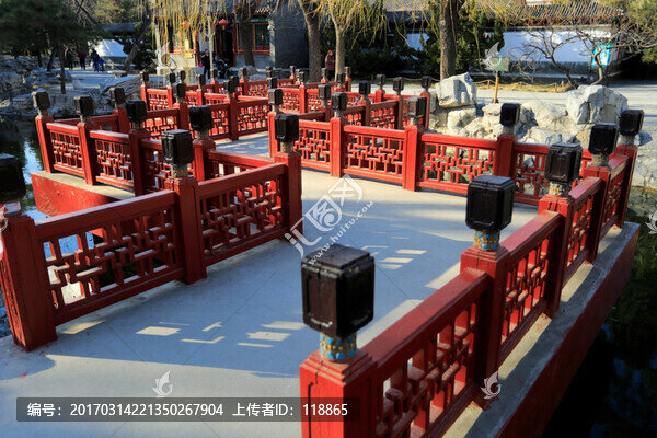 北京,大觀園,曲折橋