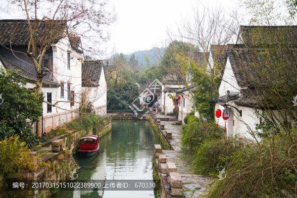 江南水鄉(xiāng),臨河人家