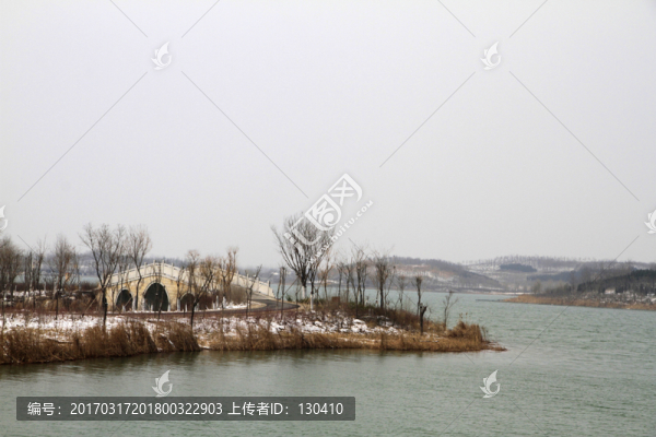 冬季湖泊