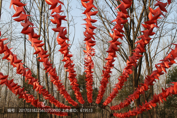 紅色,紙風車