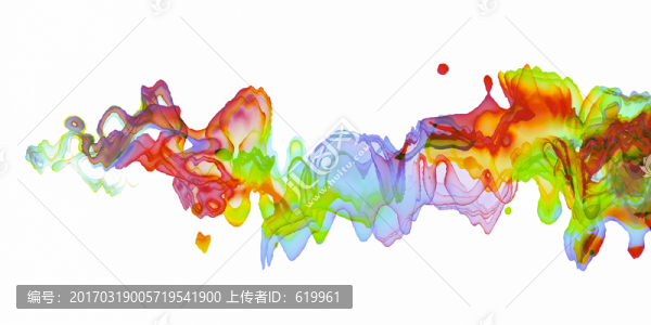 創(chuàng)意彩色水墨裝飾畫,無分層