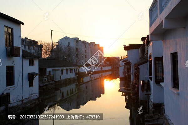 蘇州,水鄉(xiāng),傍晚,黃昏,水上鄉(xiāng)