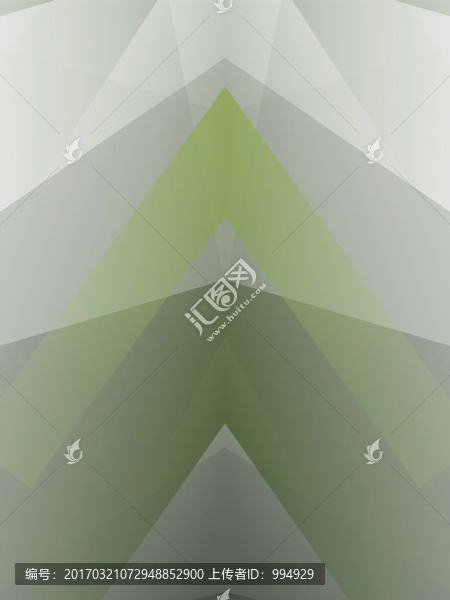 綠色幾何拼接立體幾何高清背景